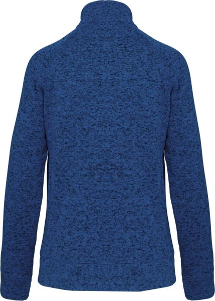 LADIES' FULL ZIP HEATHER JACKET Kék 
