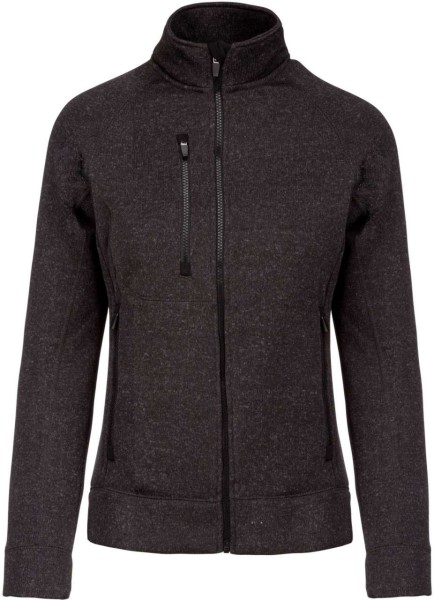 LADIES' FULL ZIP HEATHER JACKET Szürke 
