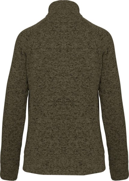 LADIES' FULL ZIP HEATHER JACKET Zöld 