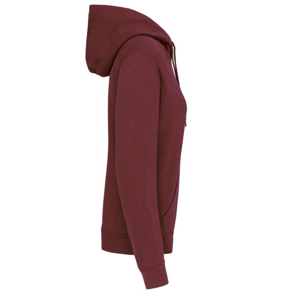 LADIES’ HOODED SWEATSHIRT Piros 