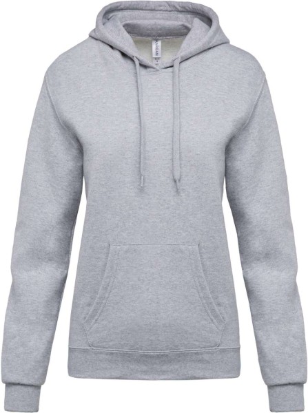 LADIES’ HOODED SWEATSHIRT Szürke 