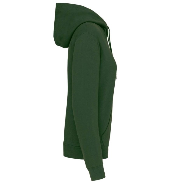 LADIES’ HOODED SWEATSHIRT Zöld 