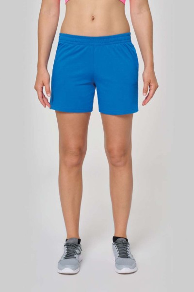 LADIES' JERSEY SPORTS SHORTS Kék 