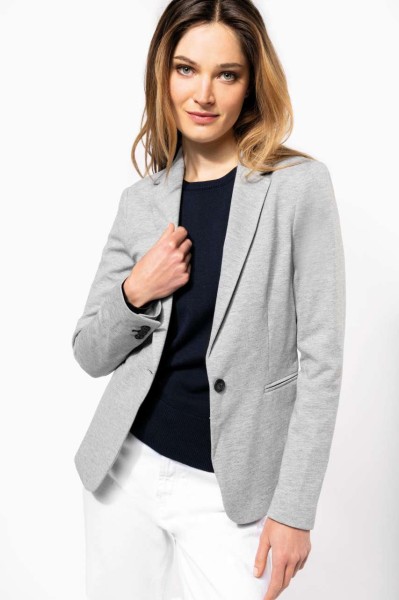 LADIES' KNIT JACKET Kék 
