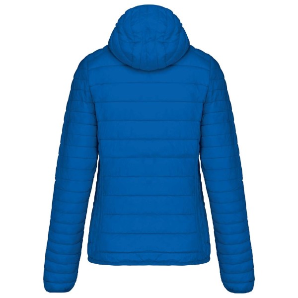 LADIES' LIGHTWEIGHT HOODED PADDED JACKET Kék 