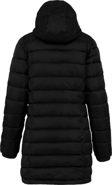 LADIES' LIGHTWEIGHT HOODED PADDED PARKA Fekete 
