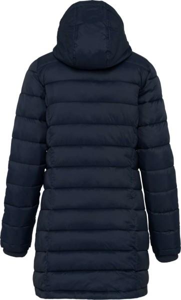 LADIES' LIGHTWEIGHT HOODED PADDED PARKA Kék 