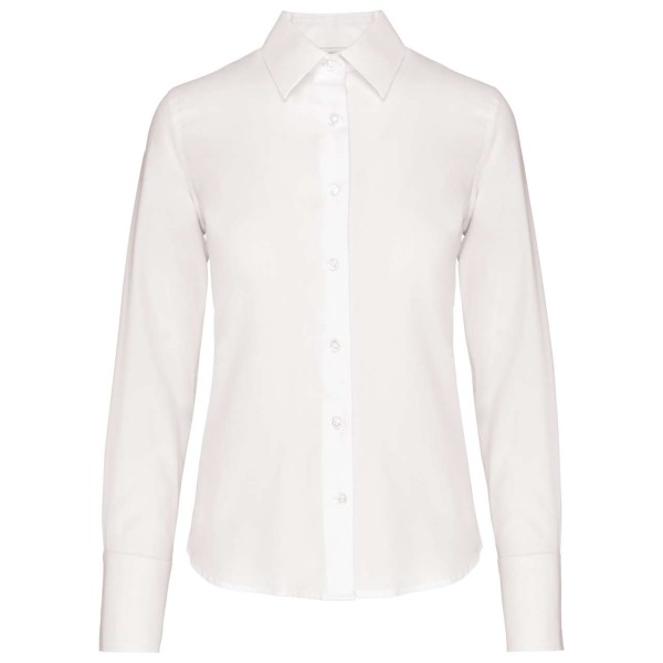 LADIES' LONG-SLEEVED NON-IRON SHIRT Fehér 