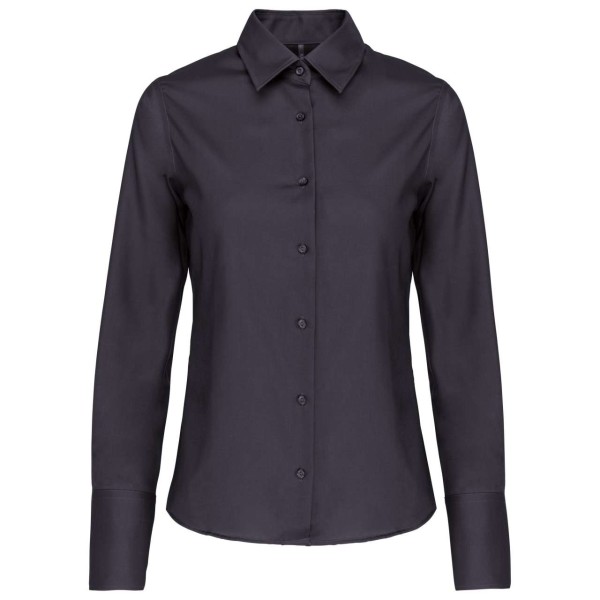 LADIES' LONG-SLEEVED NON-IRON SHIRT Szürke 