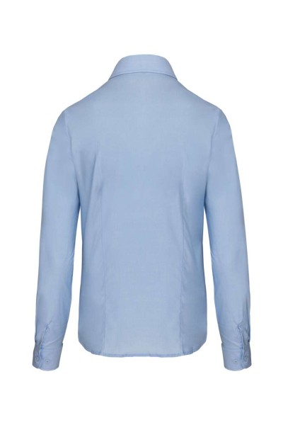 LADIES' LONG-SLEEVED OXFORD SHIRT Kék 