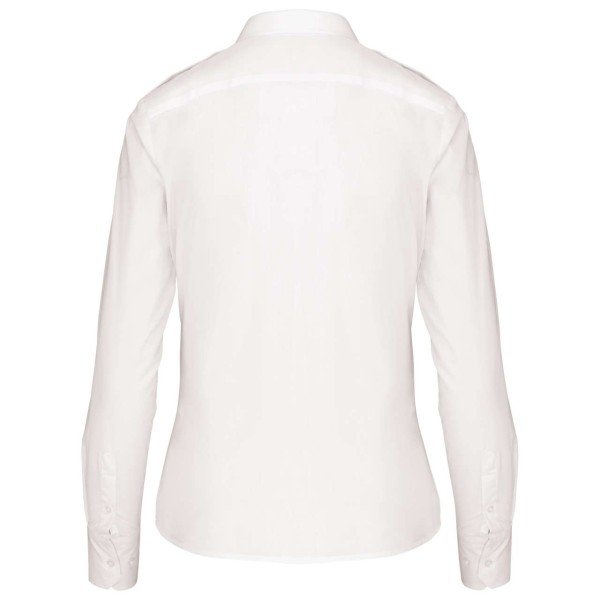 LADIES’ LONG-SLEEVED PILOT SHIRT Fehér 