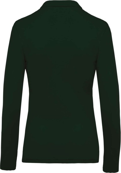 LADIES’ LONG-SLEEVED PIQUÉ POLO SHIRT Zöld 