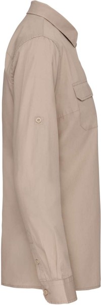 LADIES' LONG-SLEEVED SAFARI SHIRT Barna 