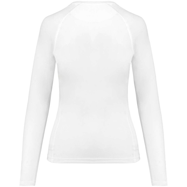 LADIES' LONG-SLEEVED SPORTS T-SHIRT Fehér 