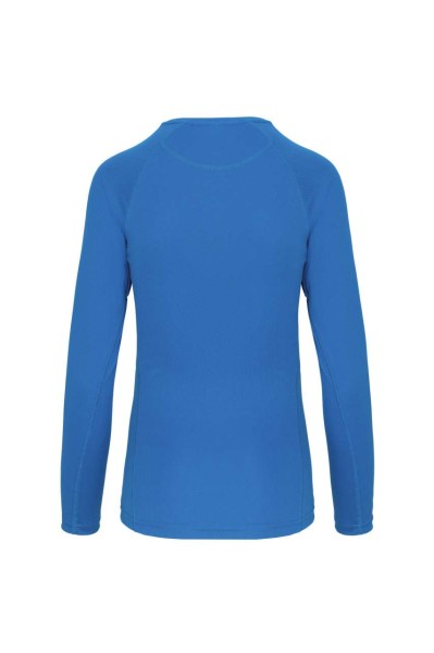 LADIES' LONG-SLEEVED SPORTS T-SHIRT Kék 