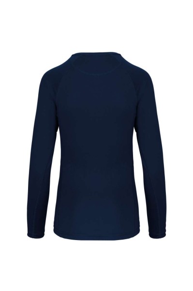 LADIES' LONG-SLEEVED SPORTS T-SHIRT Kék 