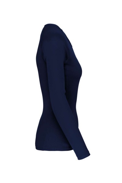 LADIES' LONG-SLEEVED SPORTS T-SHIRT Kék 