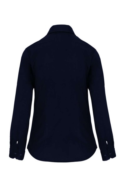LADIES' LONG-SLEEVED STRETCH SHIRT Kék 