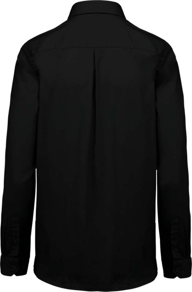 LADIES’ NEVADA LONG SLEEVE COTTON SHIRT Fekete 