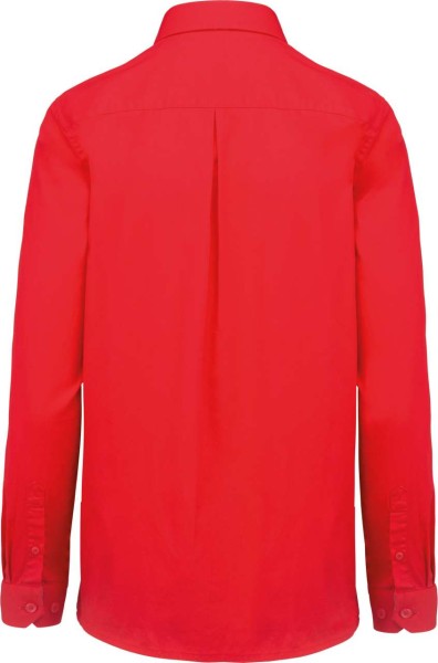 LADIES’ NEVADA LONG SLEEVE COTTON SHIRT Piros 