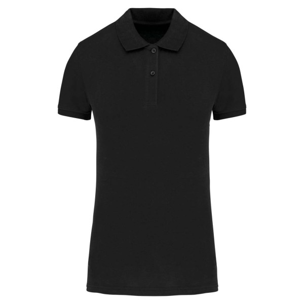 LADIES' ORGANIC 180 PIQUÉ POLO SHIRT Fekete 