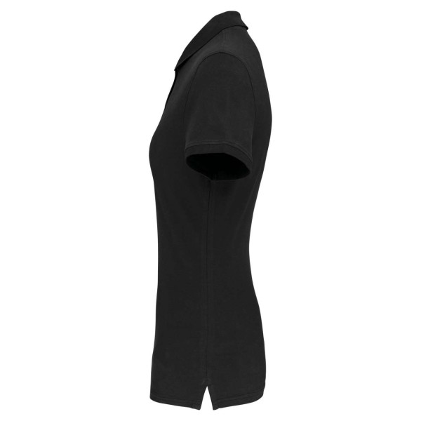 LADIES' ORGANIC 180 PIQUÉ POLO SHIRT Fekete 