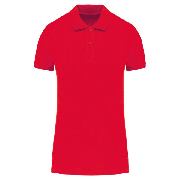 LADIES' ORGANIC 180 PIQUÉ POLO SHIRT Piros 