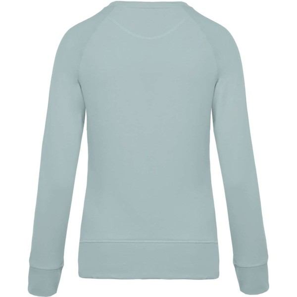LADIES’ ORGANIC COTTON CREW NECK RAGLAN SLEEVE SWEATSHIRT Szürke 