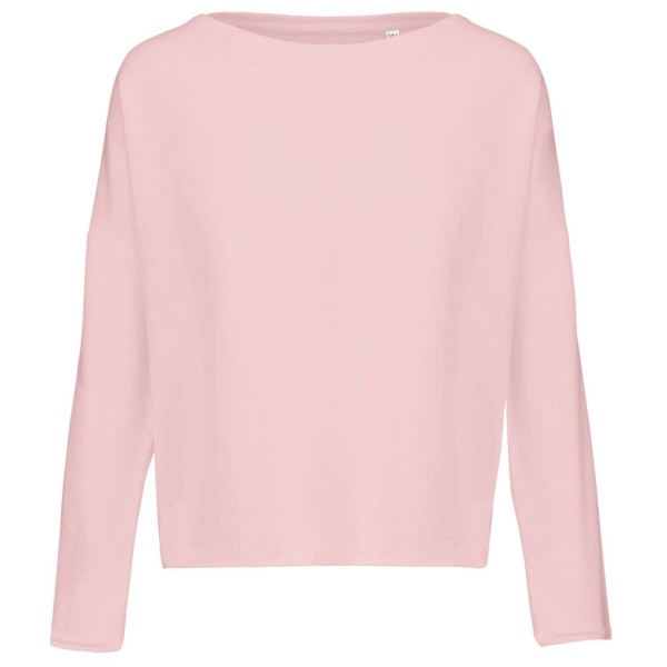 LADIES' OVERSIZED SWEATSHIRT Rózsaszín 