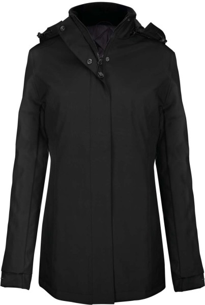 LADIES' PARKA Fekete 