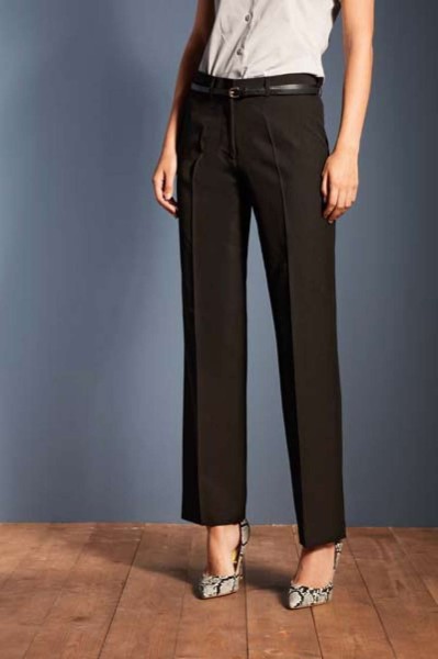 LADIES’ POLYESTER TROUSERS Fekete 