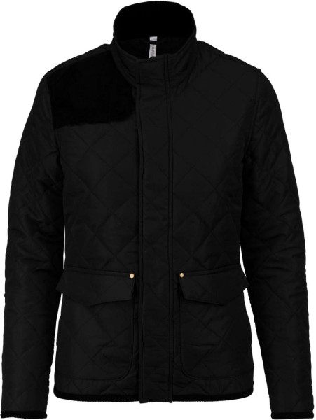 LADIES’ QUILTED JACKET Fekete 