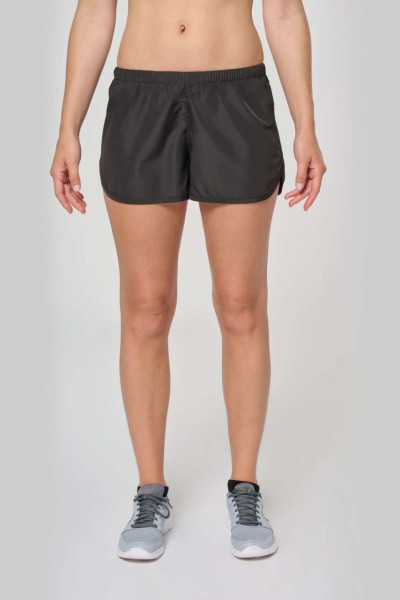 LADIES' RUNNING SHORTS Fekete 