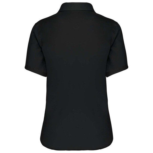 LADIES' SHORT-SLEEVED NON-IRON SHIRT Fekete 