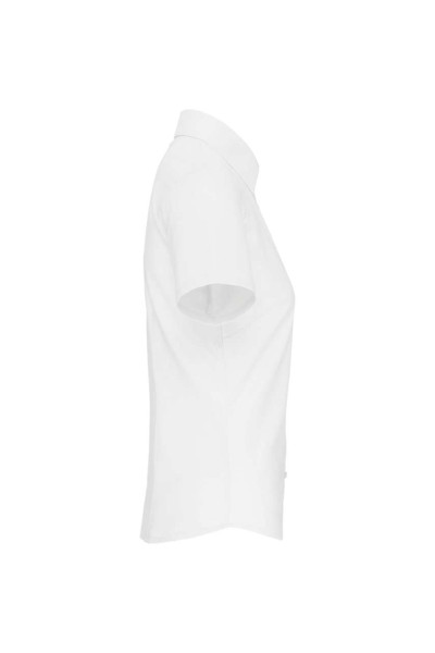 LADIES' SHORT-SLEEVED OXFORD SHIRT Fehér 