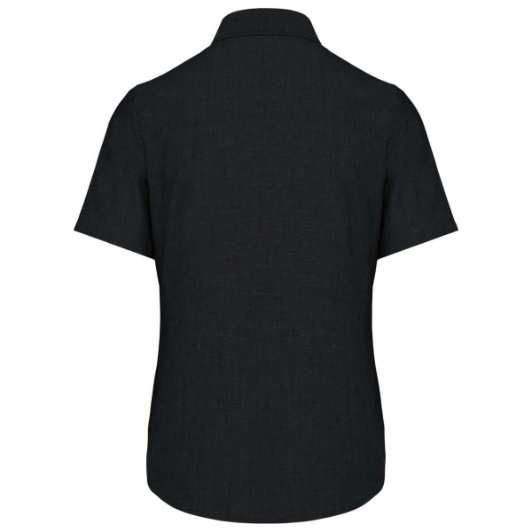 LADIES' SHORT-SLEEVED OXFORD SHIRT Fekete 