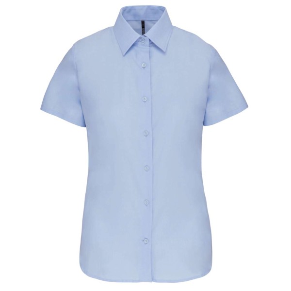 LADIES' SHORT-SLEEVED OXFORD SHIRT Kék 