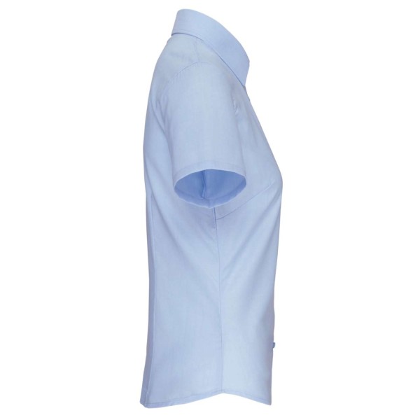 LADIES' SHORT-SLEEVED OXFORD SHIRT Kék 