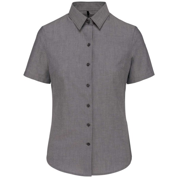 LADIES' SHORT-SLEEVED OXFORD SHIRT Szürke 