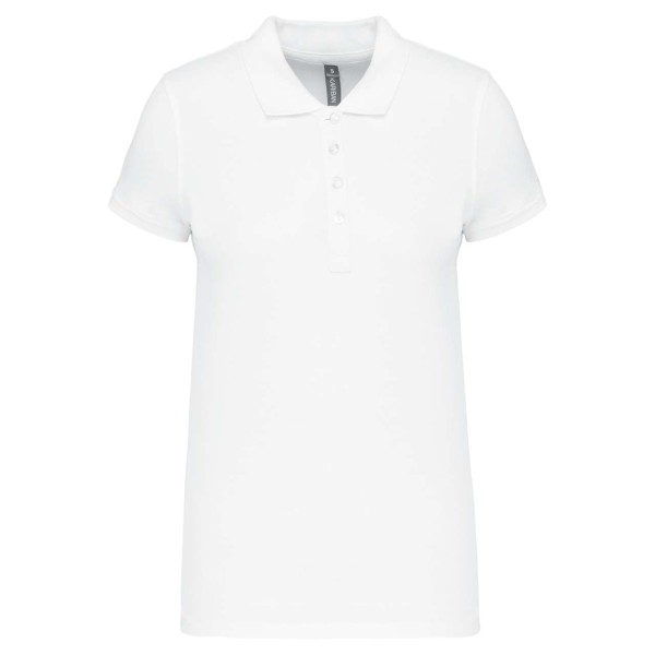 LADIES’ SHORT-SLEEVED PIQUÉ POLO SHIRT Fehér 