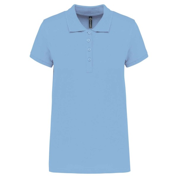 LADIES’ SHORT-SLEEVED PIQUÉ POLO SHIRT Kék 