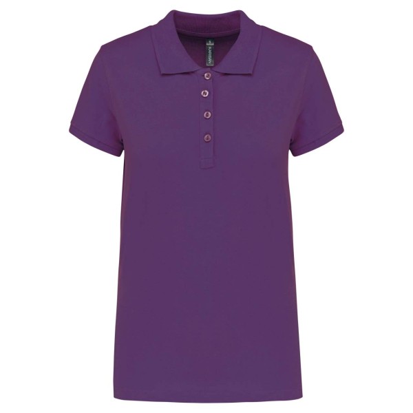 LADIES’ SHORT-SLEEVED PIQUÉ POLO SHIRT Lila 