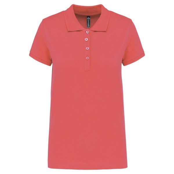 LADIES’ SHORT-SLEEVED PIQUÉ POLO SHIRT Rózsaszín 