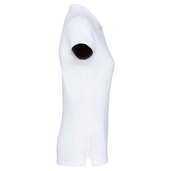 LADIES' SHORT-SLEEVED POLO SHIRT Fehér 