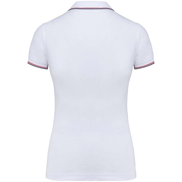 LADIES' SHORT-SLEEVED POLO SHIRT Fehér 