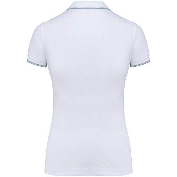 LADIES' SHORT-SLEEVED POLO SHIRT Fehér 