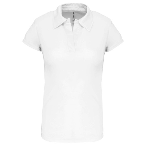 LADIES' SHORT-SLEEVED POLO SHIRT Fehér 