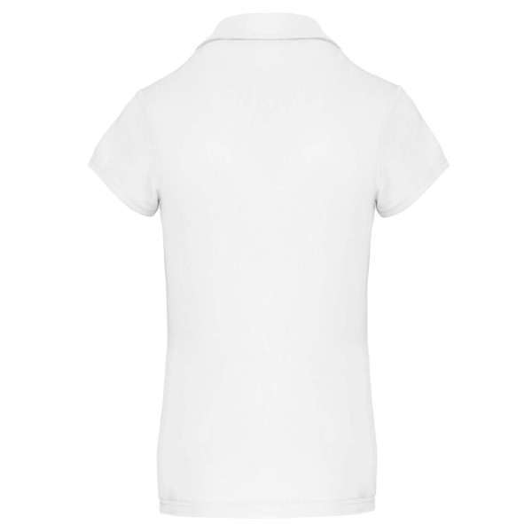 LADIES' SHORT-SLEEVED POLO SHIRT Fehér 