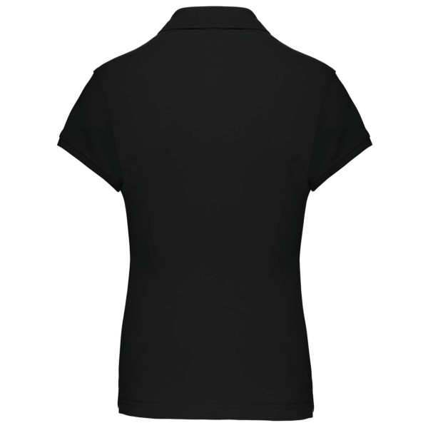 LADIES' SHORT-SLEEVED POLO SHIRT Fekete 