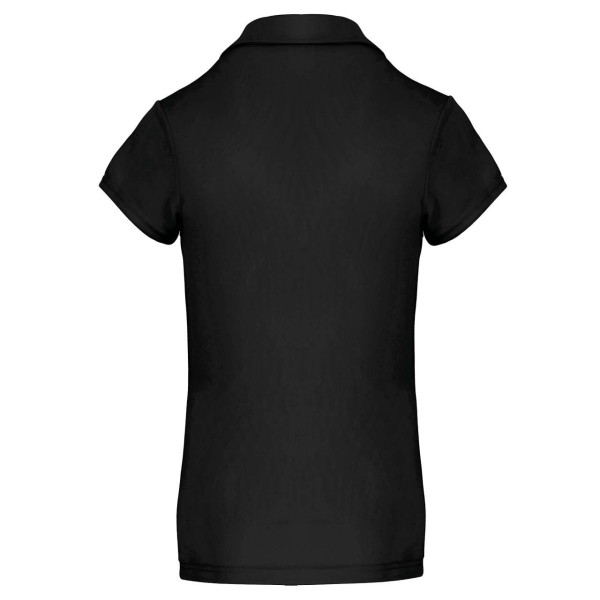 LADIES' SHORT-SLEEVED POLO SHIRT Fekete 